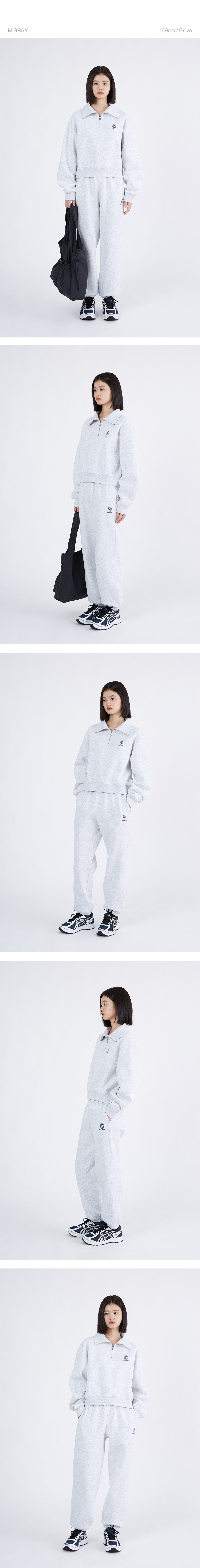 MUSINSA | Codegraphy (Woman) CDGP Big Collar Half Zip Up