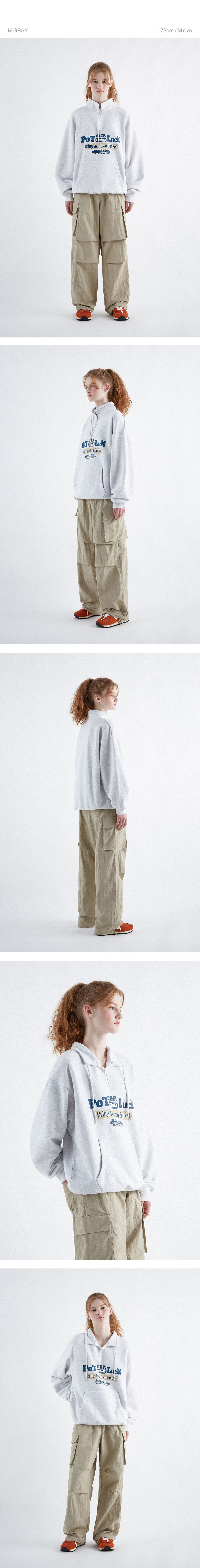 ★CODE GRAPHY★POT LUCK NECK STRING HALF ZIP-UP SWEATSHIRT MUSINSA | Codegraphy POT LUCK Neck String Half Zip-up