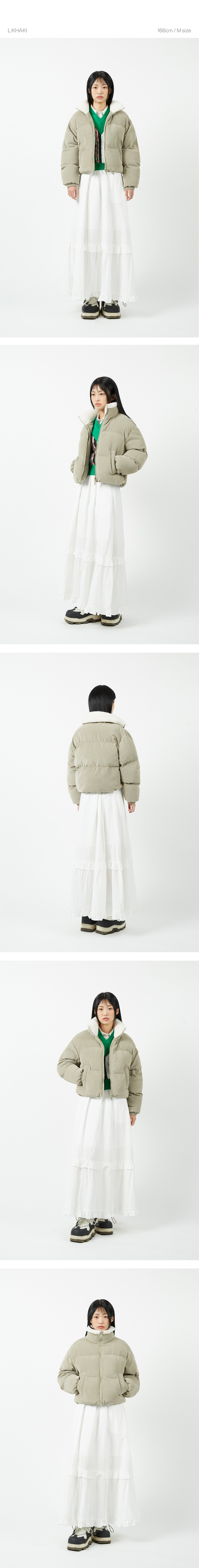 MUSINSA | Codegraphy (Women) Corduroy fleece padding_light khaki