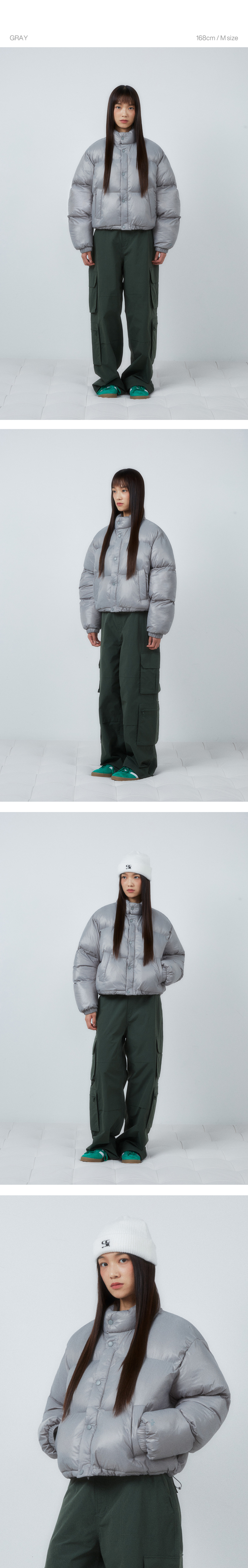 ☆【CODE GRAPHY】☆WAVE LOGO HYPE GLOSSY CROPPED PUFFE.R☆ MUSINSA | Codegraphy (Women) WAVE Logo Hype Glossy Coloring