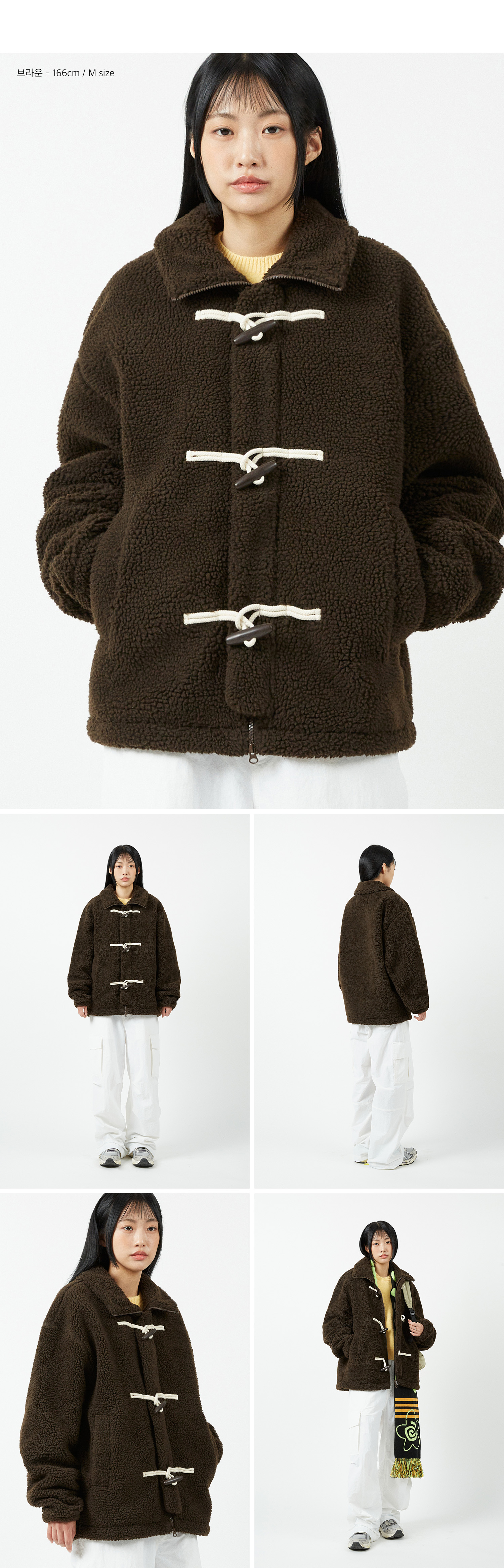 MUSINSA | Codegraphy Heavy Boa CGP Duffle Fleece Jacket_Brown