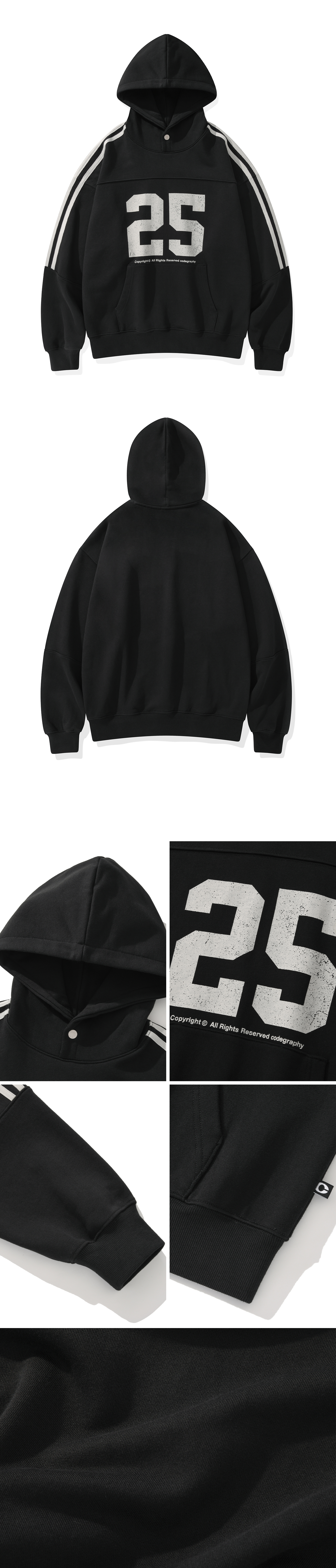 ★codegraphy★ 25 cut track hoodie khaki MUSINSA | Codegraphy 25 cut track hoodie_black