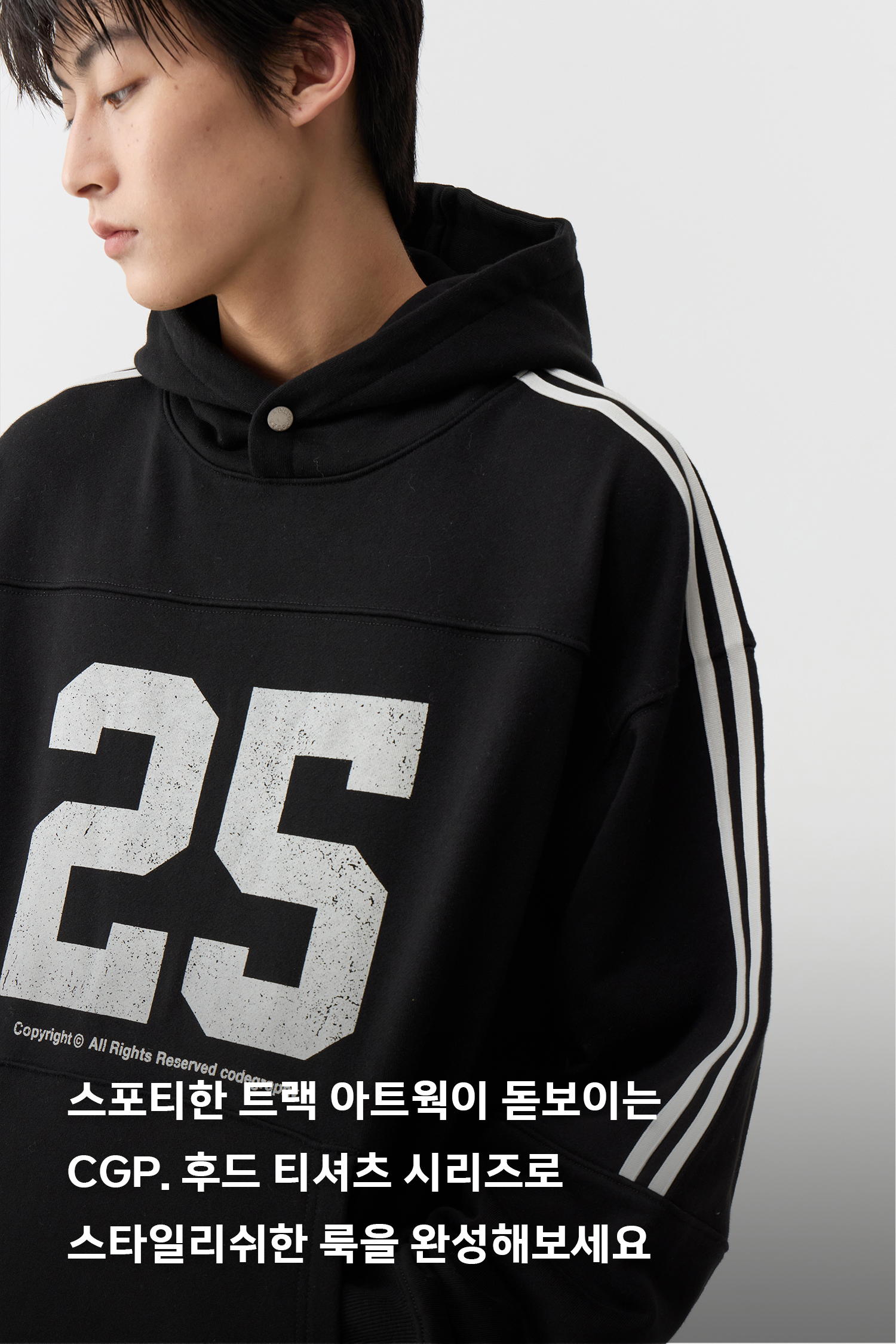 さらに100円引き◆CODEGRAPHY◆25 cut track hoodie MUSINSA | Codegraphy 25 cut track hoodie_black