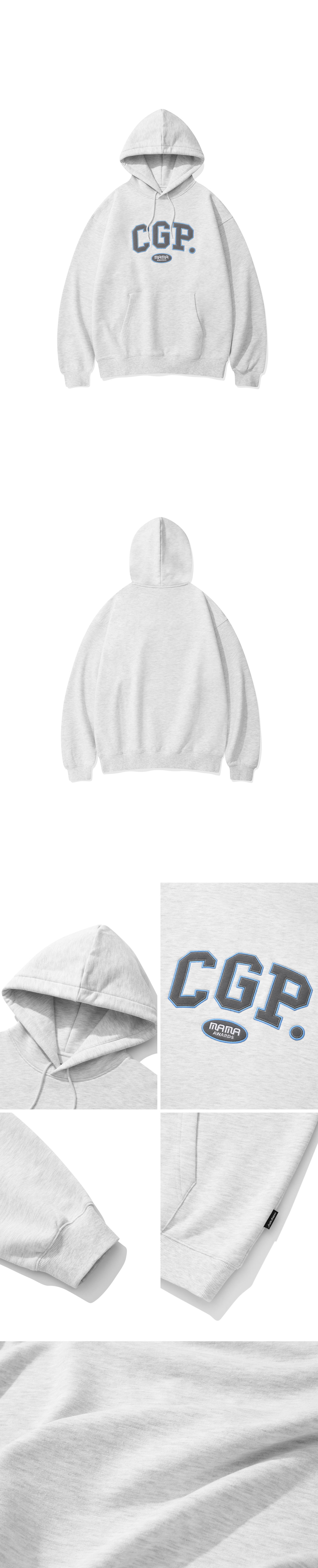 ★ codegraphy★ CGP X MAMA CGP Arch Logo Hoodie Melange Gre MUSINSA | Codegraphy CGP x MAMA CGP Arch Logo Hoodie_Melange