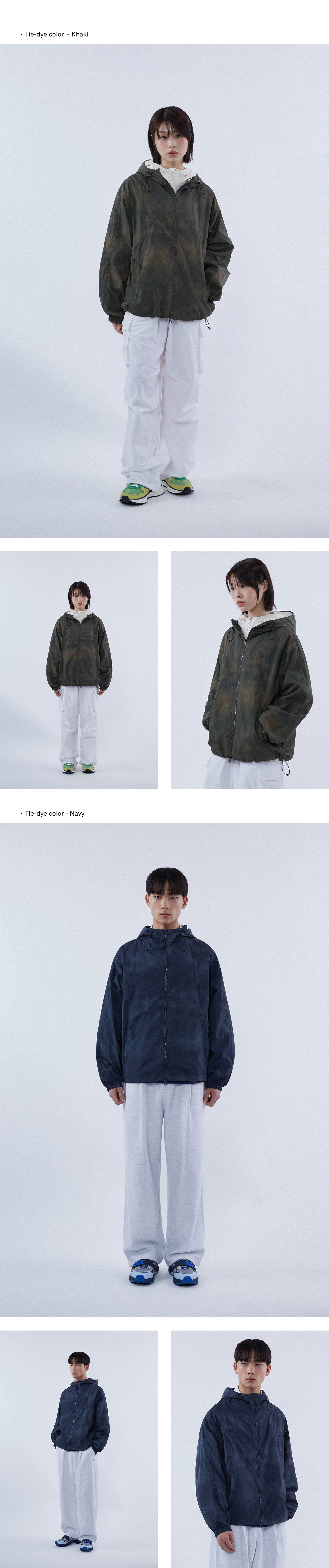 【CODEGRAPHY】 Utility Color hooded windbreaker CBDSWJP201 CODEGRAPHY】 Utility Color hooded windbreaker CBDSWJP201