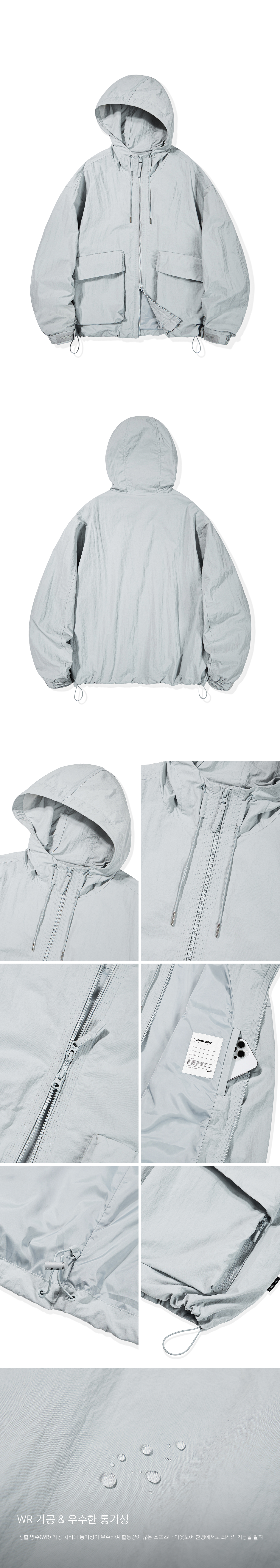 [CODEGRAPHY] NYLON RICH POCKET HOODED WINDBREAKER ★大人気★ CODEGRAPHY] NYLON RICH POCKET HOODED WINDBREAKER ☆大人気