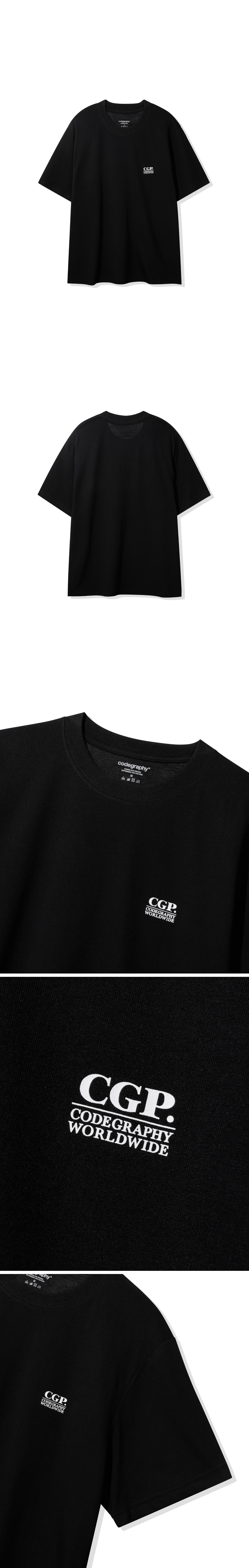 MUSINSA | Codegraphy [2PACK] CGP Small Square Logo Short