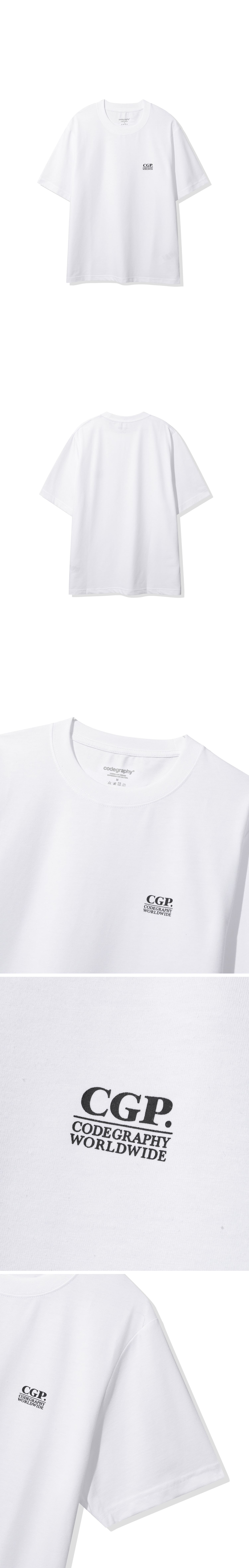 MUSINSA | Codegraphy [2PACK] CGP Small Square Logo Short