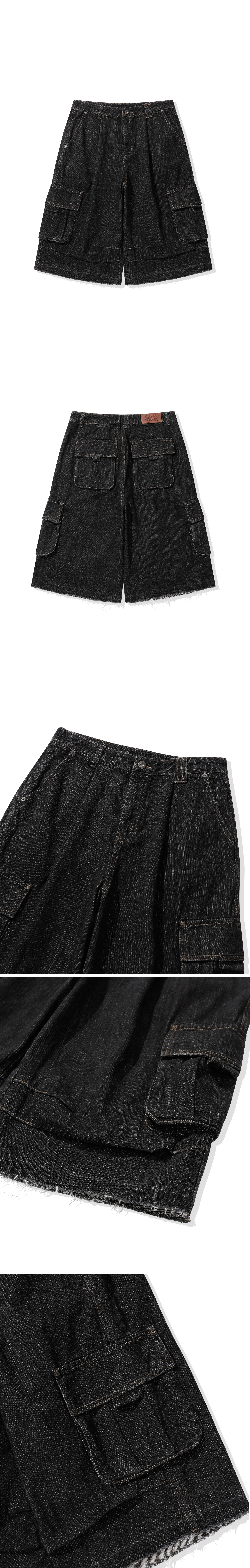 [CODEGRAPHY]★25SS★8-Length Bermuda Cargo Denim Shorts MUSINSA | Codegraphy 8-piece Bermuda Cargo Denim