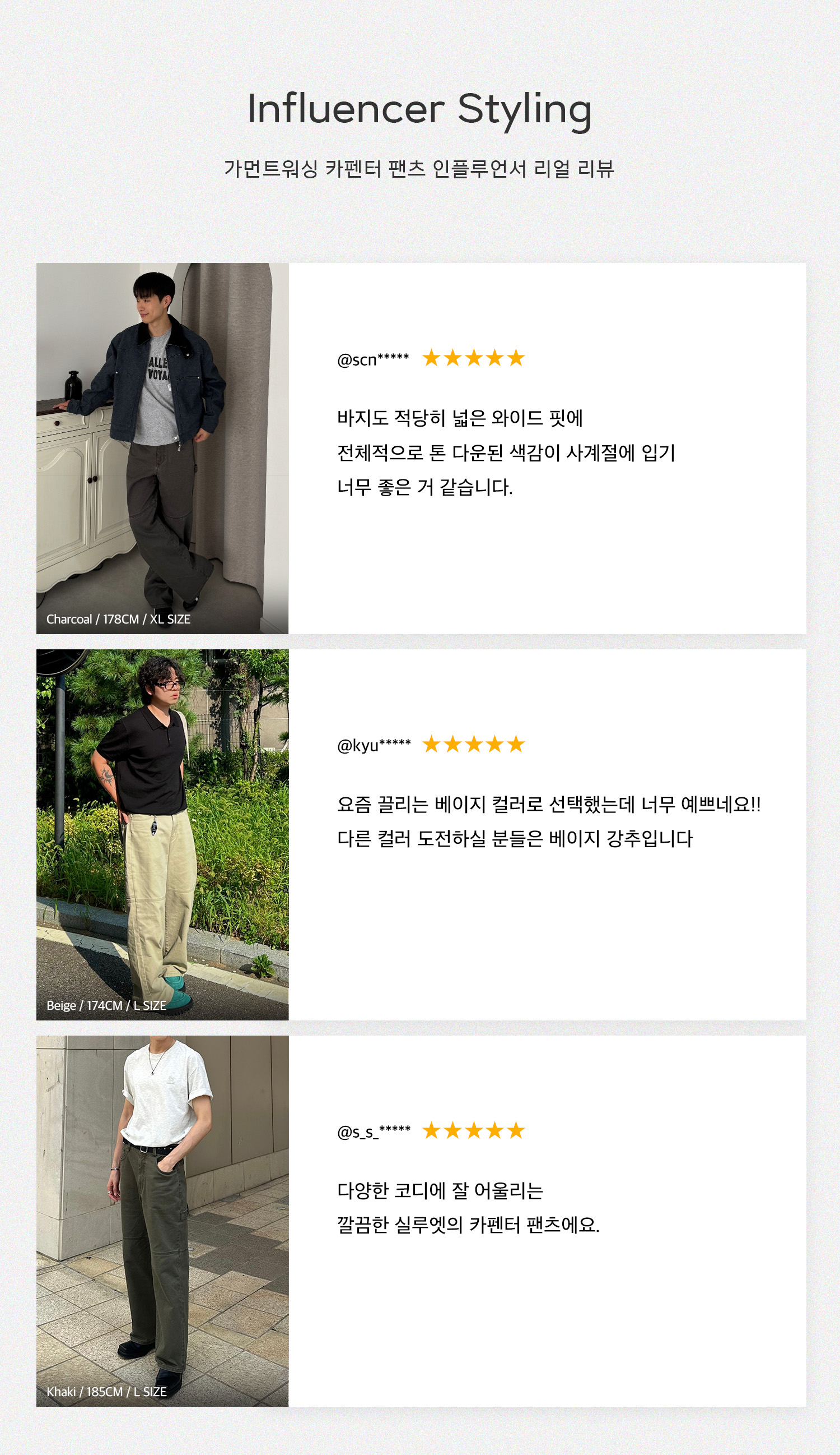 MUSINSA | KIIMUIR Garment Wash Carpenter Pants_Ecru